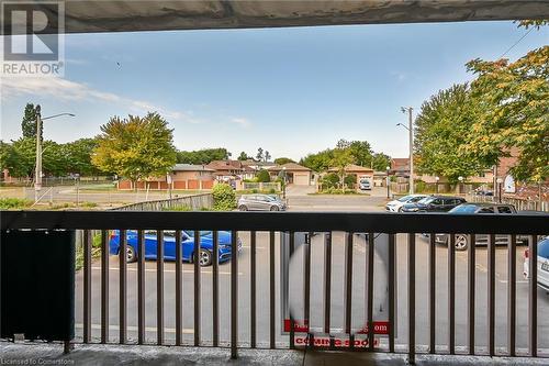 Large balcony overlooking popular James st North - 482 James Street N Unit# 203, Hamilton, ON - Outdoor With Balcony