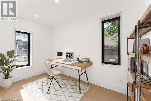 Corner office. Main floor. (virtually staged) - 5427 Anthony Place, Burlington, ON - Indoor Photo Showing Office