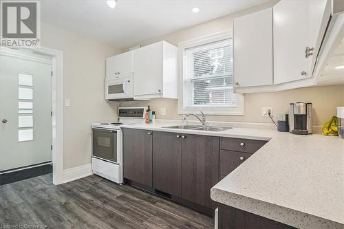 38 Viewpoint Avenue, Hamilton, ON - Indoor Photo Showing Kitchen With Double Sink