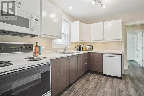 38 Viewpoint Avenue, Hamilton, ON - Indoor Photo Showing Kitchen With Double Sink