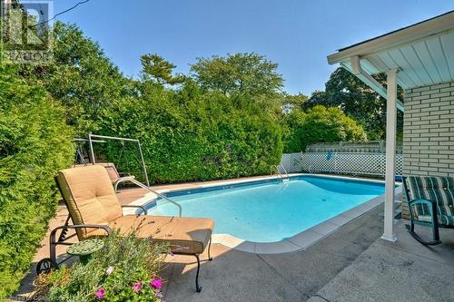 4311 Belfast Avenue, Burlington, ON - Outdoor With In Ground Pool With Deck Patio Veranda