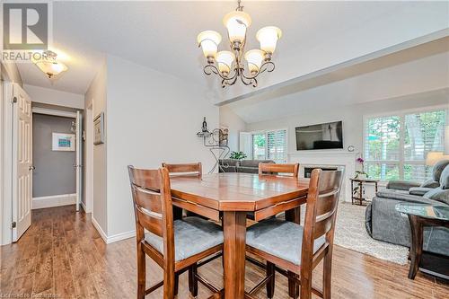 2099 Chrisdon Road, Burlington, ON - Indoor Photo Showing Dining Room With Fireplace