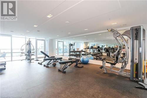 16 Concord Place Unit# 1006, Grimsby, ON - Indoor Photo Showing Gym Room