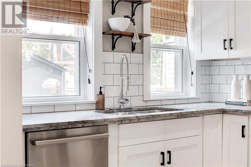 248 Province Street S, Hamilton, ON - Indoor Photo Showing Kitchen With Double Sink