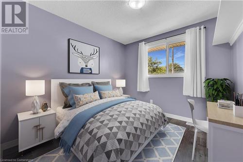 virtually staged - 558 Ontario Street, St. Catharines, ON - Indoor Photo Showing Bedroom