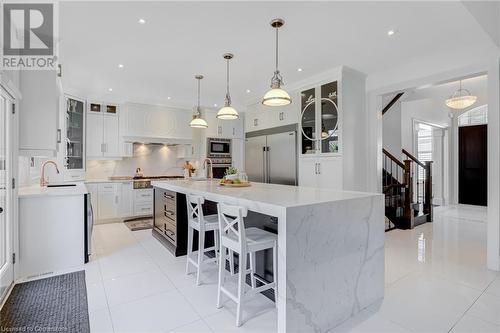 87 Parker Avenue, Ancaster, ON - Indoor Photo Showing Kitchen With Upgraded Kitchen