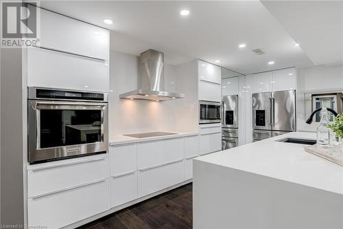 87 Parker Avenue, Ancaster, ON - Indoor Photo Showing Kitchen With Upgraded Kitchen