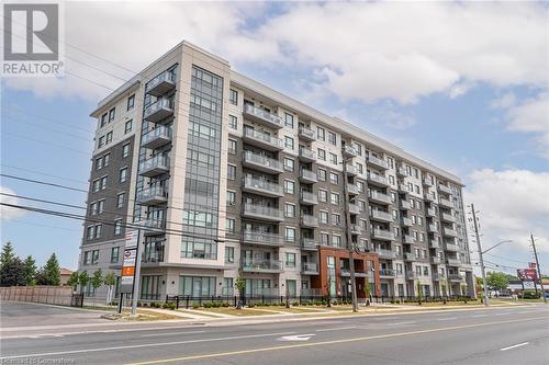 121 #8 Highway Unit# 416, Stoney Creek, ON - Outdoor With Balcony With Facade