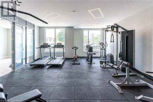 121 #8 Highway Unit# 416, Stoney Creek, ON - Indoor Photo Showing Gym Room