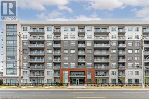 121 #8 Highway Unit# 416, Stoney Creek, ON - Outdoor With Balcony With Facade