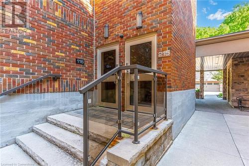 397 King Street W Unit# 215, Dundas, ON - Outdoor With Deck Patio Veranda With Exterior