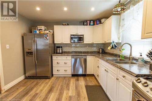 Spacious kitchen - 47 Cross Street, Port Colborne, ON - Indoor Photo Showing Kitchen With Double Sink