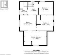 Upper floorplan - 