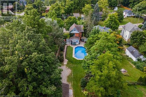 94 Sutherland Street W, Caledonia, ON - Outdoor With In Ground Pool With View