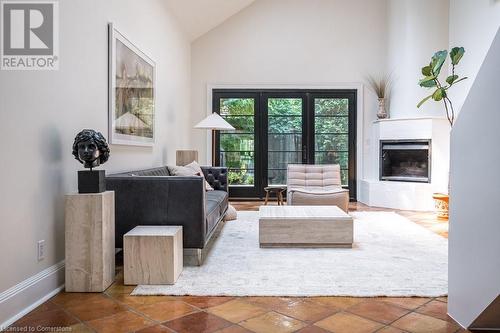 370 Queen Street S, Hamilton, ON - Indoor Photo Showing Other Room With Fireplace