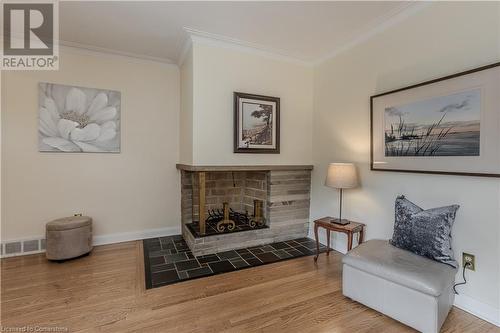 1345 Hixon Street, Oakville, ON - Indoor Photo Showing Living Room With Fireplace