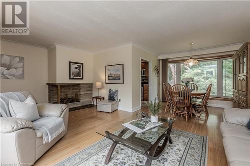 1345 Hixon Street, Oakville, ON - Indoor Photo Showing Living Room With Fireplace