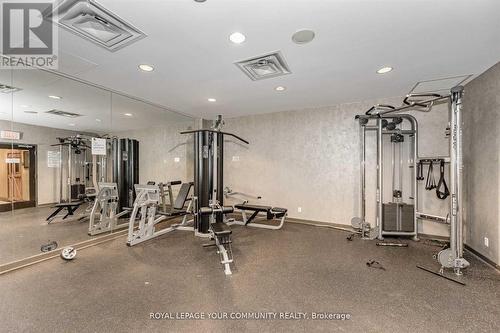 1307 - 76 Shuter Street, Toronto (Church-Yonge Corridor), ON - Indoor Photo Showing Gym Room