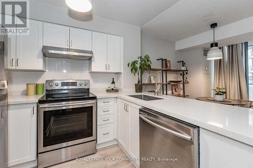 1307 - 76 Shuter Street, Toronto (Church-Yonge Corridor), ON - Indoor Photo Showing Kitchen With Stainless Steel Kitchen