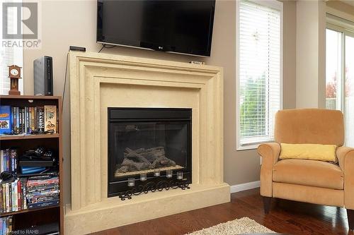 115 Emick Drive, Hamilton, ON - Indoor Photo Showing Living Room With Fireplace