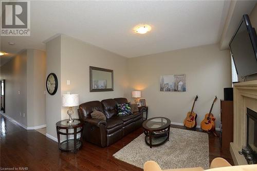 115 Emick Drive, Hamilton, ON - Indoor Photo Showing Living Room With Fireplace