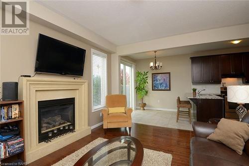 115 Emick Drive, Hamilton, ON - Indoor Photo Showing Living Room With Fireplace