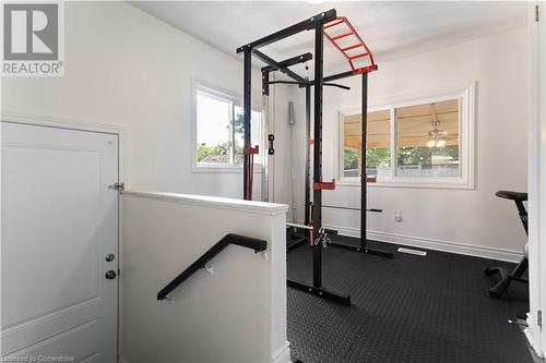 126 Cavell Avenue, Hamilton, ON - Indoor Photo Showing Gym Room