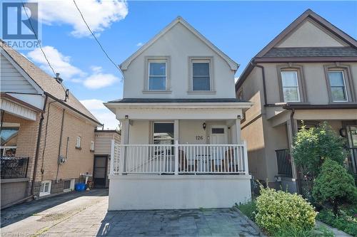 126 Cavell Avenue, Hamilton, ON - Outdoor With Deck Patio Veranda With Facade