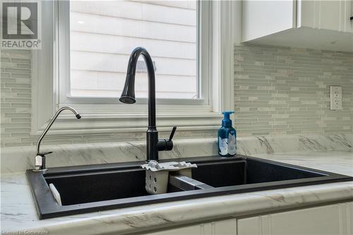 126 Cavell Avenue, Hamilton, ON - Indoor Photo Showing Kitchen With Double Sink