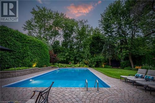 1331 Tyandaga Park Drive, Burlington, ON - Outdoor With In Ground Pool With Backyard