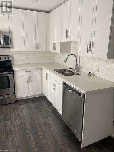 6 Greig Street, Hamilton, ON - Indoor Photo Showing Kitchen With Double Sink