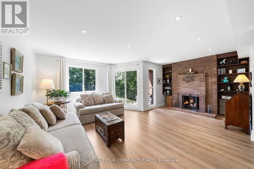 43 Cricklewood Crescent, Markham (Royal Orchard), ON - Indoor Photo Showing Living Room With Fireplace