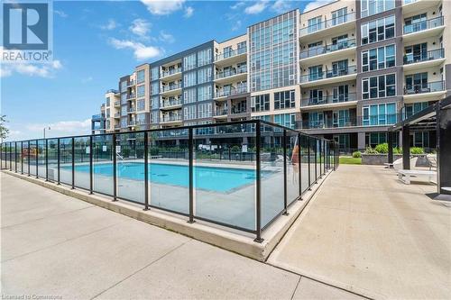 16 Concord Place Unit# 1002, Grimsby, ON - Outdoor With Balcony With Facade