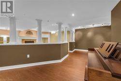 Spacious halls way to basement - 