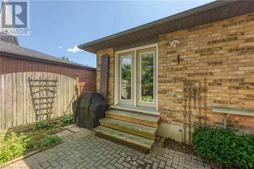 Easy access through double doors - 190 Annabelle Street, Hamilton, ON - Outdoor With Deck Patio Veranda With Exterior