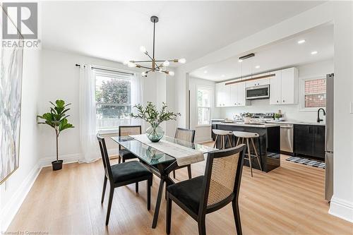 Open concept dinning room - 15 Barnesdale Avenue N, Hamilton, ON - Indoor Photo Showing Dining Room