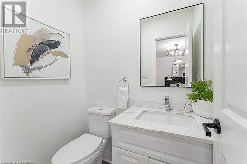 Main floor powder room - 15 Barnesdale Avenue N, Hamilton, ON - Indoor Photo Showing Bathroom