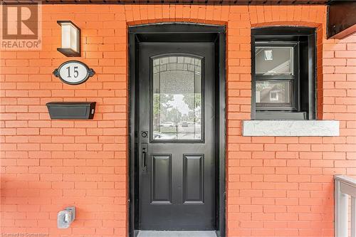 All brick 2 1/2 Storey - 15 Barnesdale Avenue N, Hamilton, ON -  Photo Showing Other Room With Fireplace