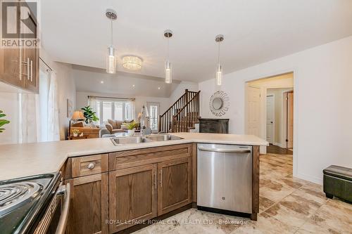 205 Eden Oak Trail, Kitchener, ON - Indoor Photo Showing Kitchen With Double Sink