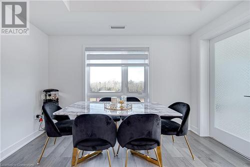 8 Culinary Lane Unit# 201, Barrie, ON - Indoor Photo Showing Dining Room