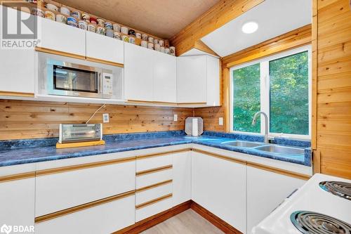 174 Cottage Lane, Tweed, ON - Indoor Photo Showing Kitchen With Double Sink