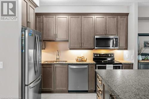 620 Sauve Street Unit# 315, Milton, ON - Indoor Photo Showing Kitchen With Upgraded Kitchen