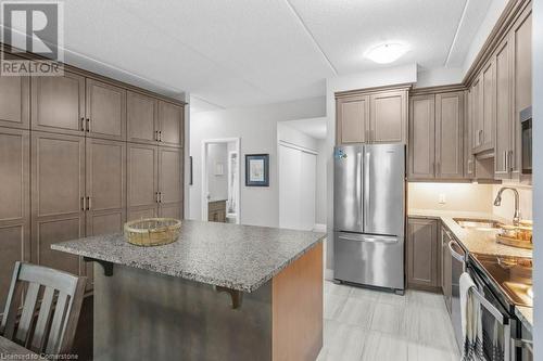 620 Sauve Street Unit# 315, Milton, ON - Indoor Photo Showing Kitchen With Upgraded Kitchen