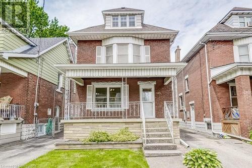 113 Kensington Avenue N, Hamilton, ON - Outdoor With Deck Patio Veranda With Facade