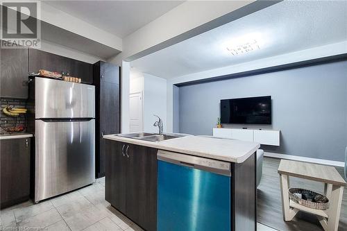 520 Grey Street Unit# 52, Brantford, ON - Indoor Photo Showing Kitchen With Stainless Steel Kitchen With Double Sink