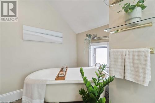 Clawfoot Soaker Tub - 229 Main Street W, Grimsby, ON - Indoor Photo Showing Other Room