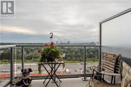 2081 Fairview Street Unit# 1404, Burlington, ON - Outdoor With Balcony With View