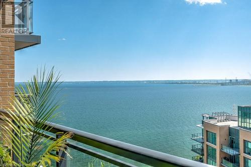 2060 Lakeshore Road Unit# 1201, Burlington, ON - Outdoor With Body Of Water With Balcony With View