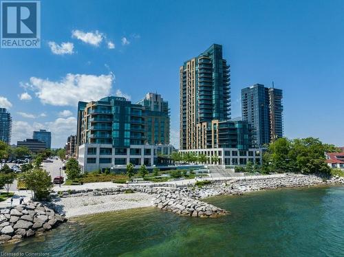 2060 Lakeshore Road Unit# 1201, Burlington, ON - Outdoor With Body Of Water With Facade