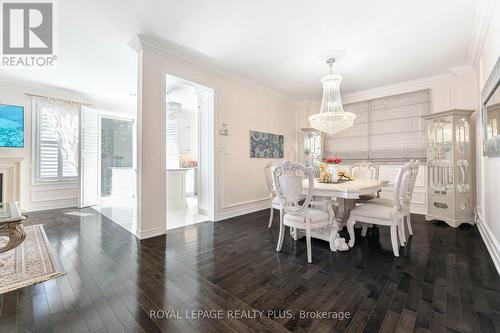 29 Township Avenue, Richmond Hill (Jefferson), ON - Indoor Photo Showing Dining Room With Fireplace